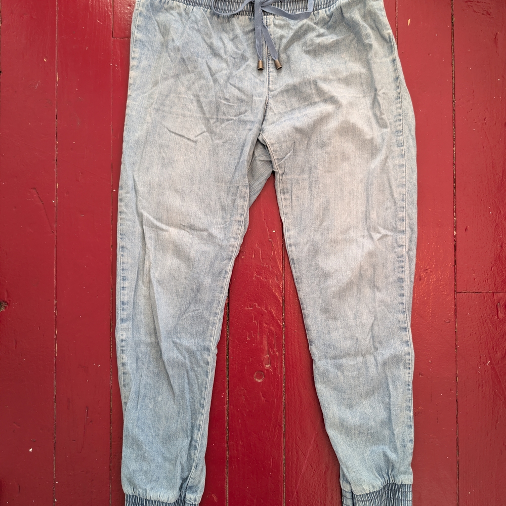 Wax Jean Denim Blue Joggers